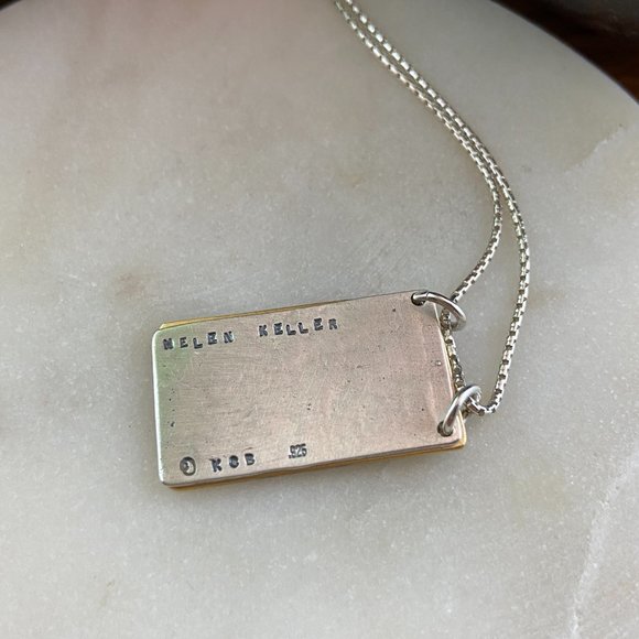 KCB Necklace Helen Keller Quote - Picture 6 of 13